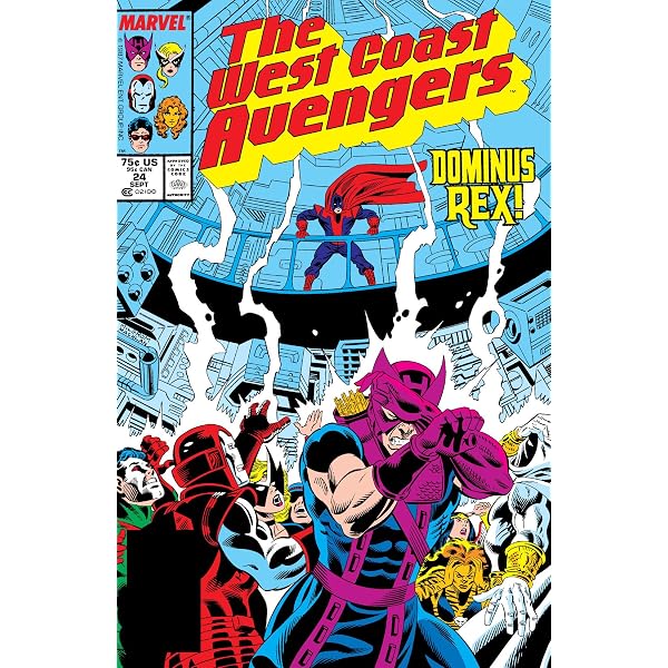 Amazon.com: Avengers West Coast (1985-1994) #24 eBook : Englehart